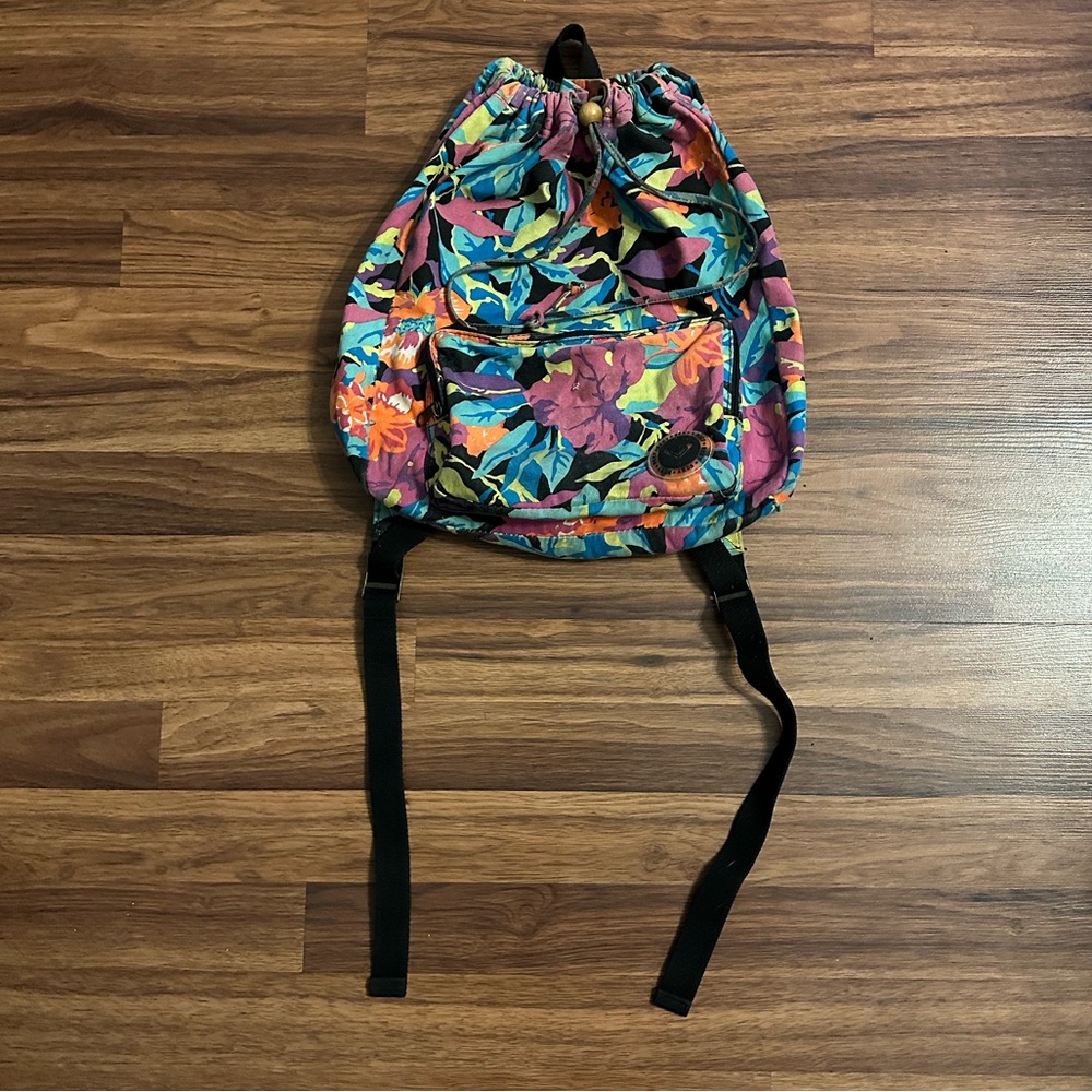 VTG Roxy Colorful Floral BackPack